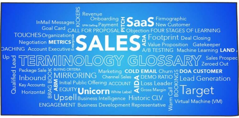 مهم ترین اصطلاحات فروش | لیست ۵۲ اصطلاح رایج در فروش و تعریف آن‌ها